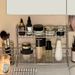Minimalist Double-layer Shelf For Bathroom Sink To Store Cosmetics, Shower Gel, Toiletries, And With Drainage Function_maomaolike.com