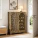 6-Tier Shoe Cabinet, Entryway Shoe Storage Rack With Airy Doors_maomaolike.com