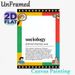 Sociology Themed Painting Poster, Colorful Cartoon-style Educational Poster, Humorous Informative Definition Design, Suitable For Classroom, Study_maomaolike.com