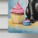 Black Pug Happy Birthday House Flag Large Porch Sleeve Pole Decorative Outside Yard Banner Artwork Wall Hanging, Polyester, House Size, Multicolor_maomaolike.com