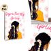 Gajra Themed Painting Poster, Vibrant Illustrated Female Figure With Floral Hair Accessory Poster, Delicate Cultural Decorative Piece Ideal For_maomaolike.com