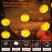 LED Pumpkin String Lights 11 FT Halloween Decoration Light Battery Operated With Timer Function For Halloween Thanksgiving Party Home Decoration_maomaolike.com