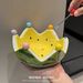 Watermelon Fruit Plate Creative Ceramic Fruit Fork Set Large Capacity Living Room Tea Table Fruit Bowl Plate Cute Small Ornament_maomaolike.com