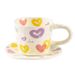 New Creative Hand-Pulled Ceramic Coffee Cup & Saucer - Adorable Style Ceramic Mug_maomaolike.com