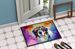 Bernese Mountain Dog Hippie Dawg Doormat Front Door Mat Indoor Outdoor Rugs For Entryway, Non Slip Washable Low Pile, 24H X 36W_maomaolike.com