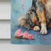 Australian Shepherd Happy Birthday House Flag Large Porch Sleeve Pole Decorative Outside Yard Banner Artwork Wall Hanging, Polyester, House Size, Multicolor_maomaolike.com
