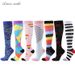 Spot casual outdoor skipping rope pressure socks adult sports socks sports color striped socks elastic socks compression socks combination_maomaolike.com