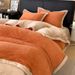 Thickened Warm Milk Bedding Four-Piece Carved Velvet Bed Sheet Duvet Cover Three-Piece Set 2024 New Wholesale_maomaolike.com