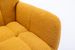 Rocking Chair With Pocket, Soft Teddy Fabric Rocking Chair For Nursery, Comfy Wingback Golider Rocking Chair With Safe Solid Wood Base For Living Room Bedroom Balcony(Turmeric)_maomaolike.com