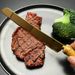 Nature Bamboo Handle Flatware, 4-Piece Set, Stainless Steel 18/10 Food Safety Grade Silverware Cutlery Set Wedding Cake Cutting Set Shovel Knife Fork_maomaolike.com