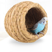 Parrot Grass Bird Egg Laying Budgerigar Cockatiel Breeding Nest Durable Bite-Resistant Warm House For Finches And_maomaolike.com