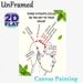Head Acupressure Points Painting Poster, Clear Informative Line Art Poster, Practical Guide For Various Discomfort Relief, Ideal For Home Wellness_maomaolike.com