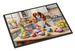 Decorating Easter Cavalier Spaniel Doormat Front Door Mat Indoor Outdoor Rugs For Entryway, Non Slip Washable Low Pile, 24H X 36W_maomaolike.com