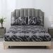 Black And Gray Zebra Pattern Animal Bed Sheet Polyester 3D Printed Bedspread_maomaolike.com