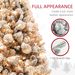 Pre-Lit Artificial Christmas Tree With Clear Lights And Tips, Snow Flocked Christmas Tree With Metal Stand, Hinged Xmas Tree For Home Office Holiday_maomaolike.com