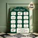 Wudu Chart Painting Poster, Elegant Dark Green Islamic Style Poster, Detailed Visual Guide Of Ritual Ablution Steps, Suitable For Home And Prayer Area_maomaolike.com