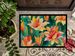 Lilies In Watercolor Doormat Front Door Mat Indoor Outdoor Rugs For Entryway, Non Slip Washable Low Pile, 24H X 36W_maomaolike.com