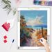PhotoCustom Diamond Painting Kit Beautiful Seaside Scenery Round Diamond Embroidery Personalized Gift_maomaolike.com