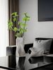 1PC Ceramic Twist Plated Silver Vase Suitable For Bedroom, Balcony, Powder Room, Bedroom, Desk And Other Home Decor Vase Ornaments_maomaolike.com