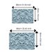 Bathroom Mat Toilet Mat Shower Mat Entrance Rug Absorbent Non-Slip Mat Soft Quick-Dry Machine Washable_maomaolike.com