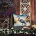 Blue Heron Emerging As The Day Fades Throw Pillow Machine Washable, Indoor Outdoor Decorative Pillow For Couch, Bed Or Patio, 14Hx14W_maomaolike.com