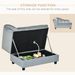 PawHut Luxury Fancy Dog Bed For Small Dogs With Hidden Storage, Small Dog Couch With Soft 3" Foam, Dog Sofa Bed, Cushy Dog Bed, Modern Pet Furniture For Puppies And Little Breeds, Gray_maomaolike.com