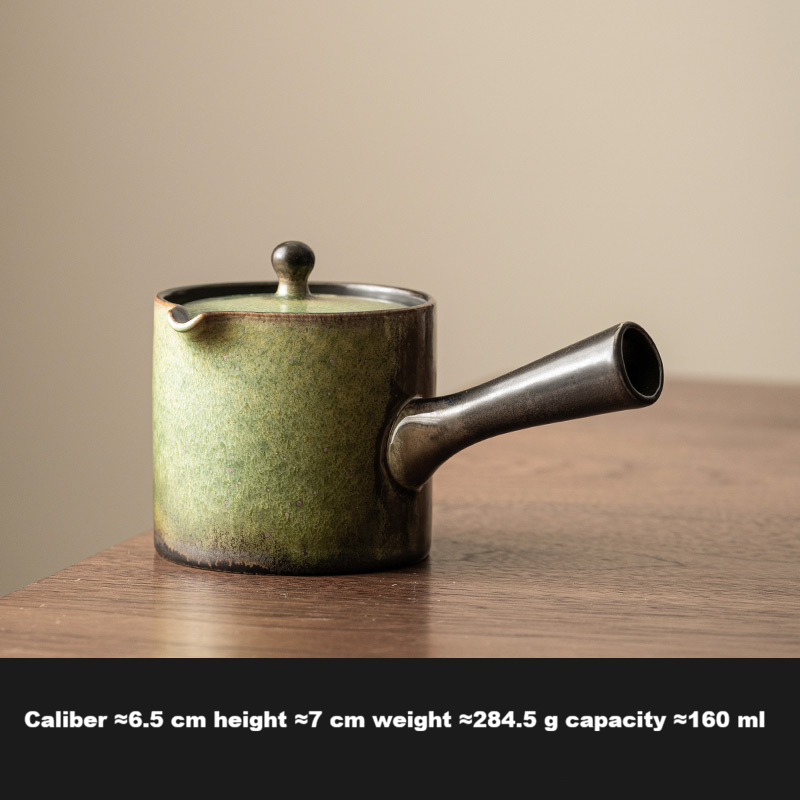 Kiln Retro Side Handle Ceramic Teapot Teapot Teapot Separation Chinese Style Kungfu Tea Set Household Guest Anti-scalding Single Pot_maomaolike.com