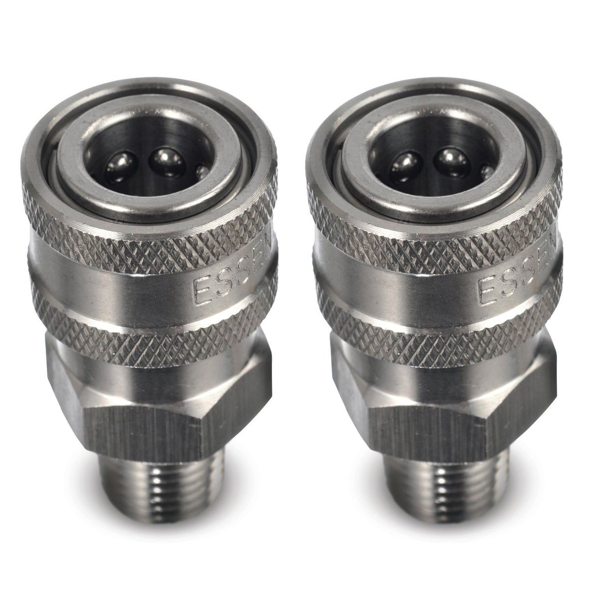 Stainless Steel Pressure Washer Quick Connect Fittings Set Of 2 | Male_maomaolike.com