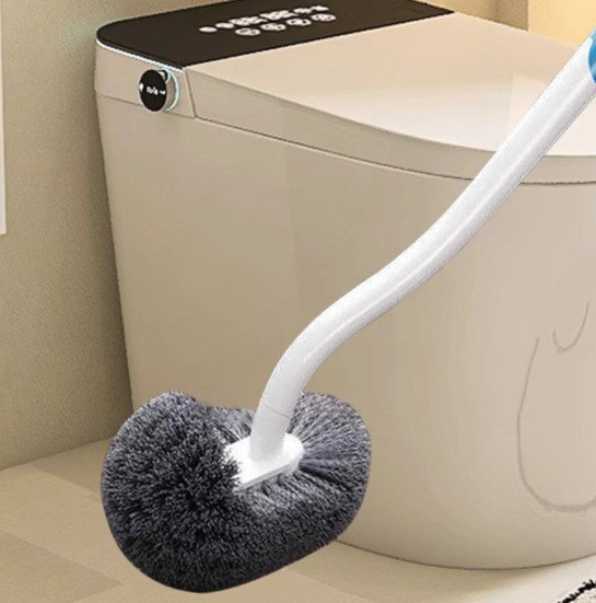 Household Long Handle No Dead Angle New Model Wall-Mounted Bathroom Toilet Brush_maomaolike.com