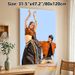 Bollywood Dance Painting Poster, Vibrant Stylized Character Poster, Captures Joyful Traditional Dance Vibe, Ideal For Living Room And Entertainment_maomaolike.com