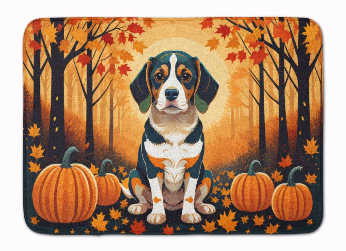 Beagle Fall Memory Foam Kitchen Mat Machine Washable Anti-Fatigue Mat Cushion Comfort Bath Mat Or Kitchen Rug_maomaolike.com