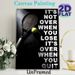 Tennis Motivational Painting Poster, Stylish Dark-toned Poster, Inspiring Quote With Tennis Racket And Ball Design, Motivational Wall Decor Suitable_maomaolike.com