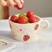 Small Fresh Ins Style Healing Hand Drawn Ceramic Handmade Coffee Cup Children's Breakfast Milk_maomaolike.com