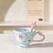 Cherry Blossom Ceramic Cup, Creative Coffee Cup, Mug, Home Girls' Cup_maomaolike.com
