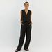 Women's Clothing Summer New Cotton And Linen Sleeveless Vest Vest Trousers Two Piece Suit Female Casual Fashion Suit_maomaolike.com