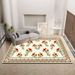 Living Room Rug,Large Rug,Oversized, Gold Leaves Design,Bedroom Rug,Soft And Thick, Machine Washable, Thickened Rug, Bedside Rug,Decorative Indoor Rug_maomaolike.com