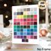Dark Winter Classic Color Palette Painting Poster, Vibrant Categorized Color Swatch With Hex Codes Poster, Practical Color Reference For Studio, Home_maomaolike.com