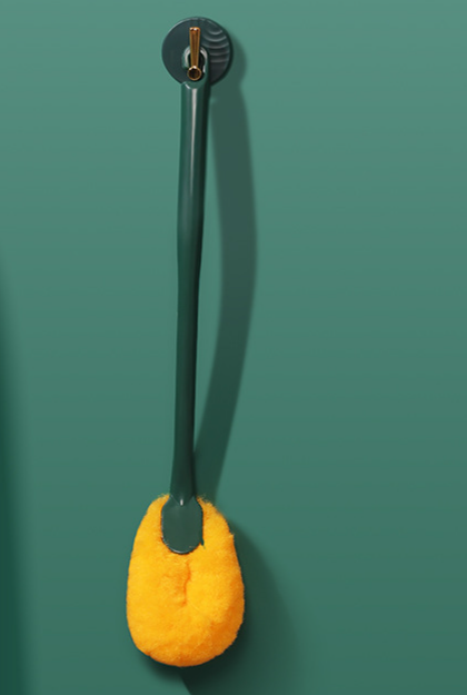 for Home Use, No Dead Angle, Wall-Mounted, Bathroom Squat Tool, Easy-to-Use Brush, Toilet Cleaning Brush_maomaolike.com