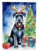 Giant Schnauzer Pointer Christmas Reindeer Garden Flag Mailbox Flag Decorative Yard Flag Banner Outside Patio Artwork Yard Flower Beds, Garden Size, Multicolor_maomaolike.com