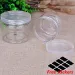 10pcs 1-5oz Cream Sample Can Tin Containers Dry Food Storage Refillable Makeup Wide Mouth Plastic Jars Clear Lid PET Empty Slime_maomaolike.com