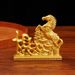 New Style Get Rich Quickly Gold Plated Ornament Horse Treading Yuanbao Dragon And Phoenix Auspicious Crafts Home Office Opening Gi_maomaolike.com