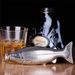 304 Stainless Steel Fish Shaped Wine Pot, 5-ounce Irregular Portable Wine Set, Camping Outdoor Wine Pot_maomaolike.com