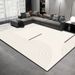 Living Room Rug Large Size Rug Abstract Geometric Pattern Bedroom Rug Plush Pile, Washable Thickened Underlay Bedside Rug Home Decor Rug_maomaolike.com