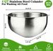 Rice-washing And Draining Bowl, Stainless Steel Side-drain Basket_maomaolike.com