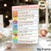 Ten Commandments Themed Painting Poster, Colorful Cartoon Illustrative Poster, Inspirational Moral Guidance Decor Idea For Home, Study Area_maomaolike.com