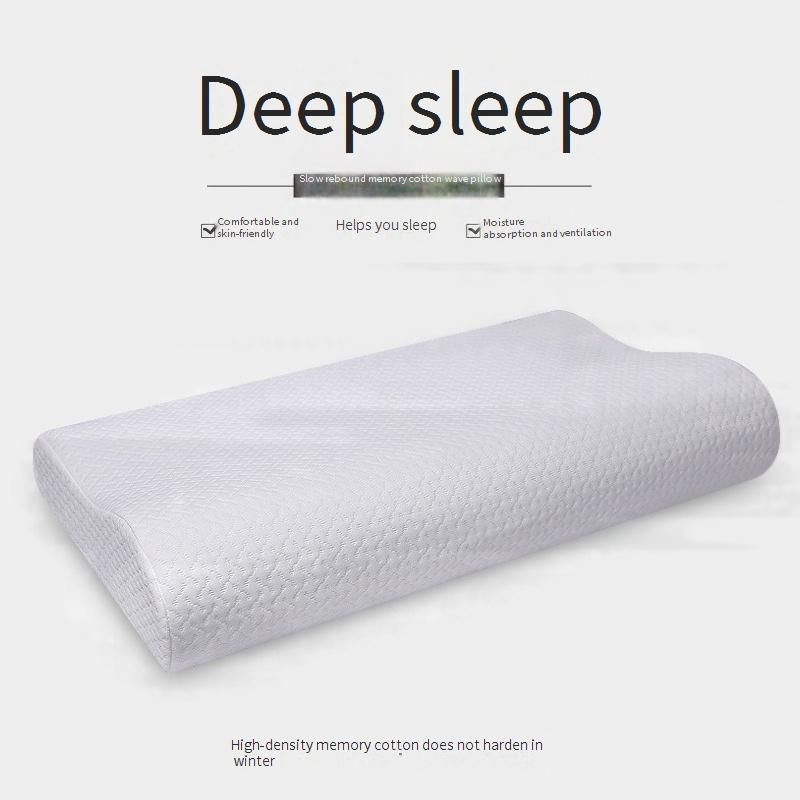 Wave Pillow Cervical Pillow Slow Memory Foam Pillow Memory Pillow Sleeping Pillow_maomaolike.com