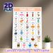 Vowel Teams Educational Painting Poster, Colorful Cartoon-style Phonics Learning Poster, Clear Vowel Teams Guide With Cute Illustrations, Suitable For_maomaolike.com