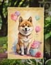 Shiba Inu Happy Birthday Garden Flag Mailbox Flag Decorative Yard Flag Banner Outside Patio Artwork Yard Flower Beds, Garden Size, Multicolor_maomaolike.com