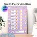 Tooth Brushing Reward Chart Painting Poster, Soft Watercolor Cute Animal Themed Poster, Daily Morning & Night Tooth-brushing Tracker With Reward_maomaolike.com
