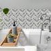 Modern White Peel & Stick Wall Tiles – Waterproof Self-Adhesive Bathroom Backsplash, Easy DIY Installation_maomaolike.com